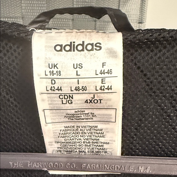 Adidas Women's Black Utility Jacket with Gold Accents - Picture 2 of 5